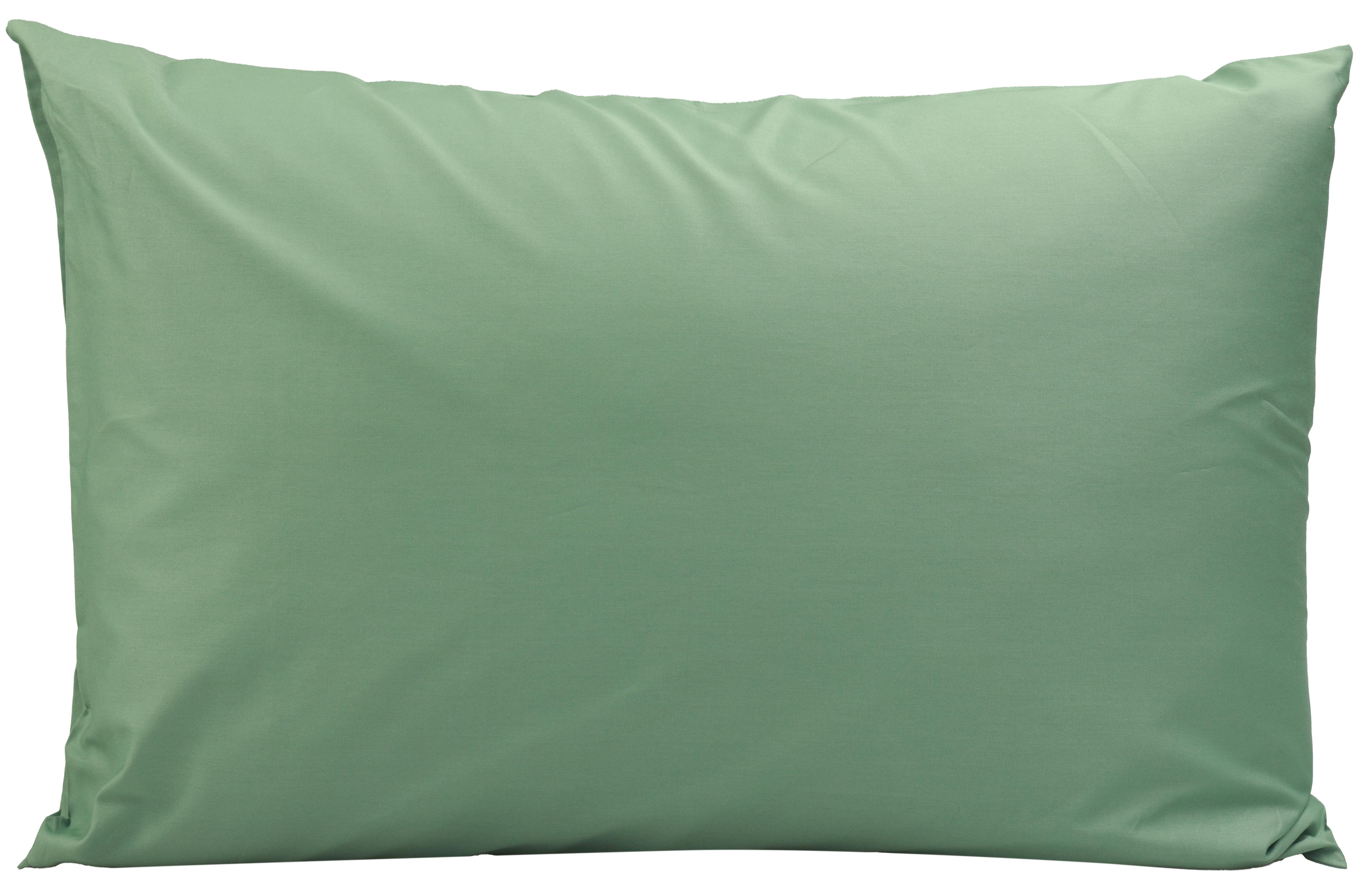 Изображение товара Наволочка Inspire 50x70 см сатин зеленый высокая прочность и качество