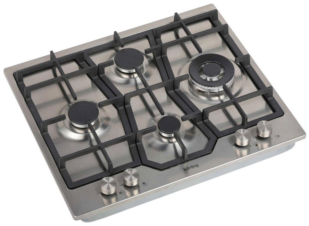 Изображение товара Газовая варочная панель Korting HG 631 CTX 4 конфорки нерж сталь Италия