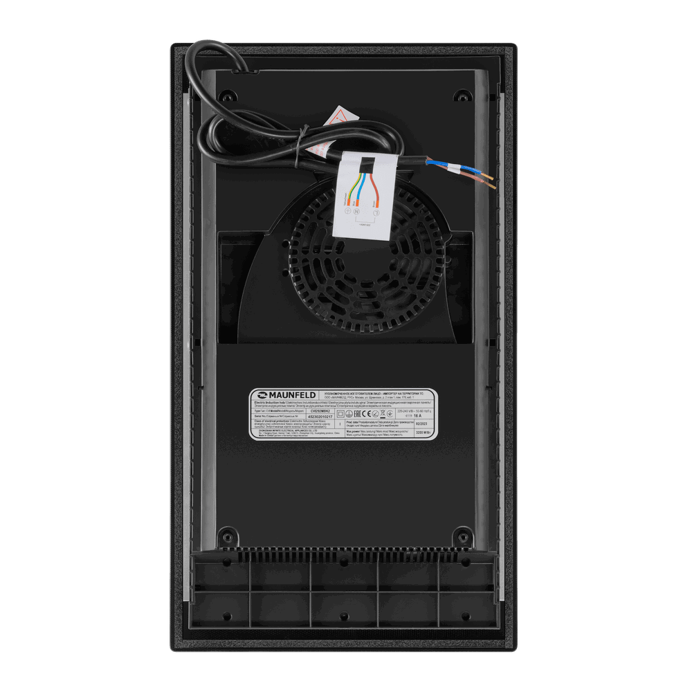 Изображение товара Электрическая варочная панель Maunfeld CVI292MBK2 2 индукционные конфорки черный