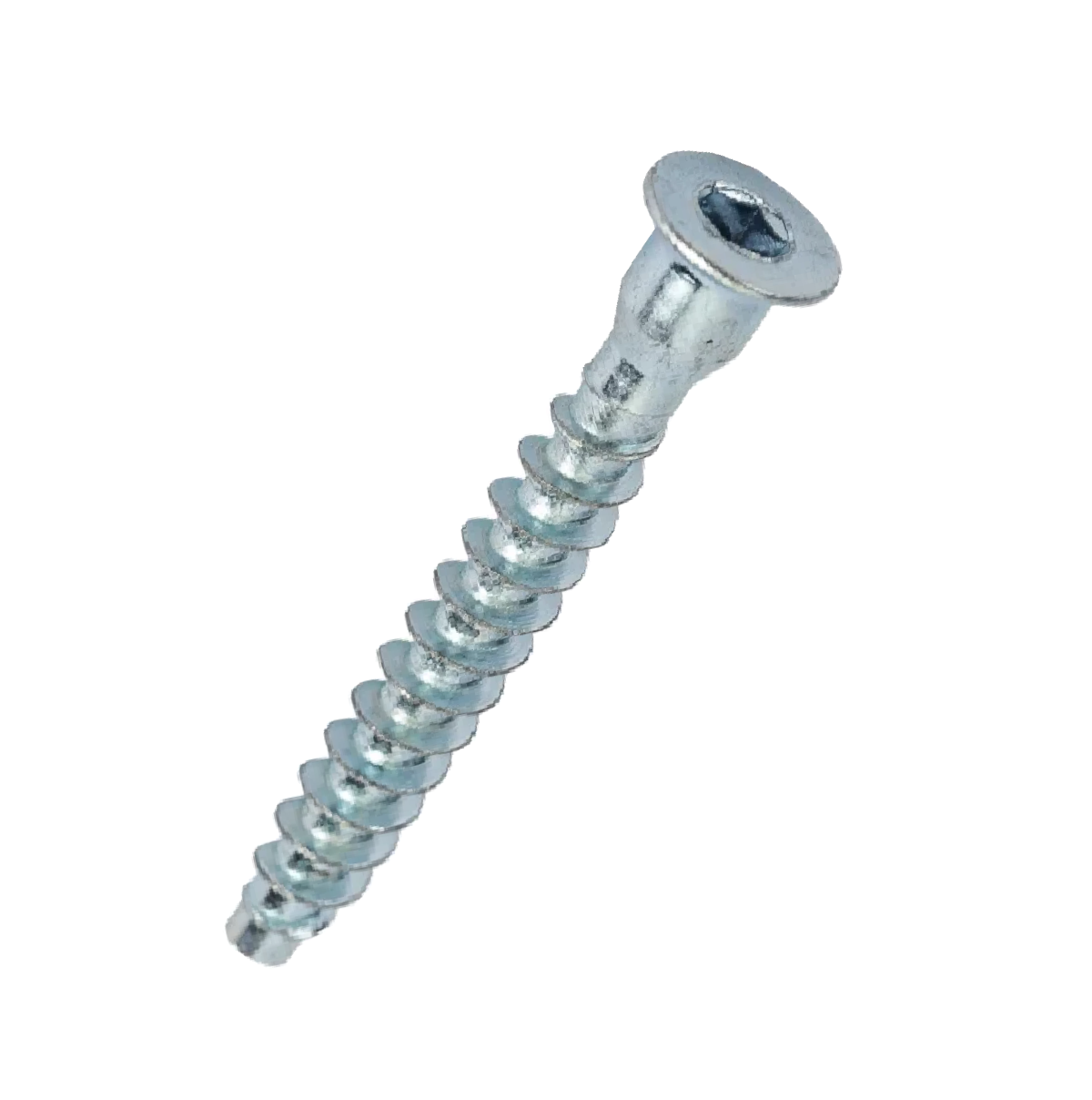 Конфирмат DIN 7541 6.3x38 мм сталь цвет цинк 8 шт.