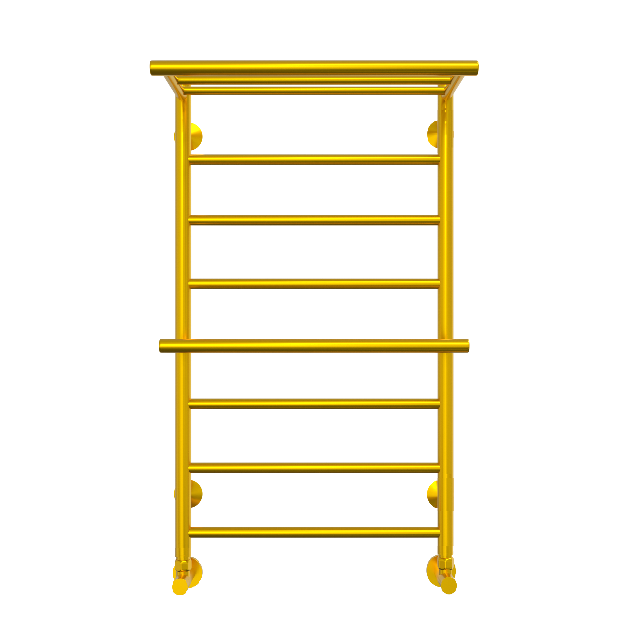 Изображение товара Водяной полотенцесушитель Laris Лавина П9 80 см, стиль лестница, золото