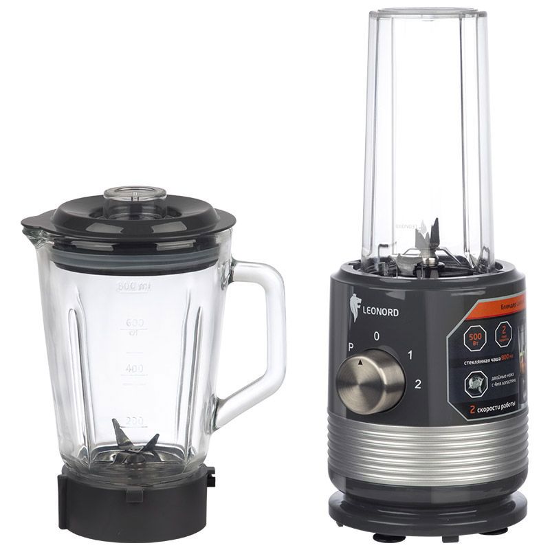 Изображение товара Блендер стационарный Leonord LE-1765 2 скорости цвет черный