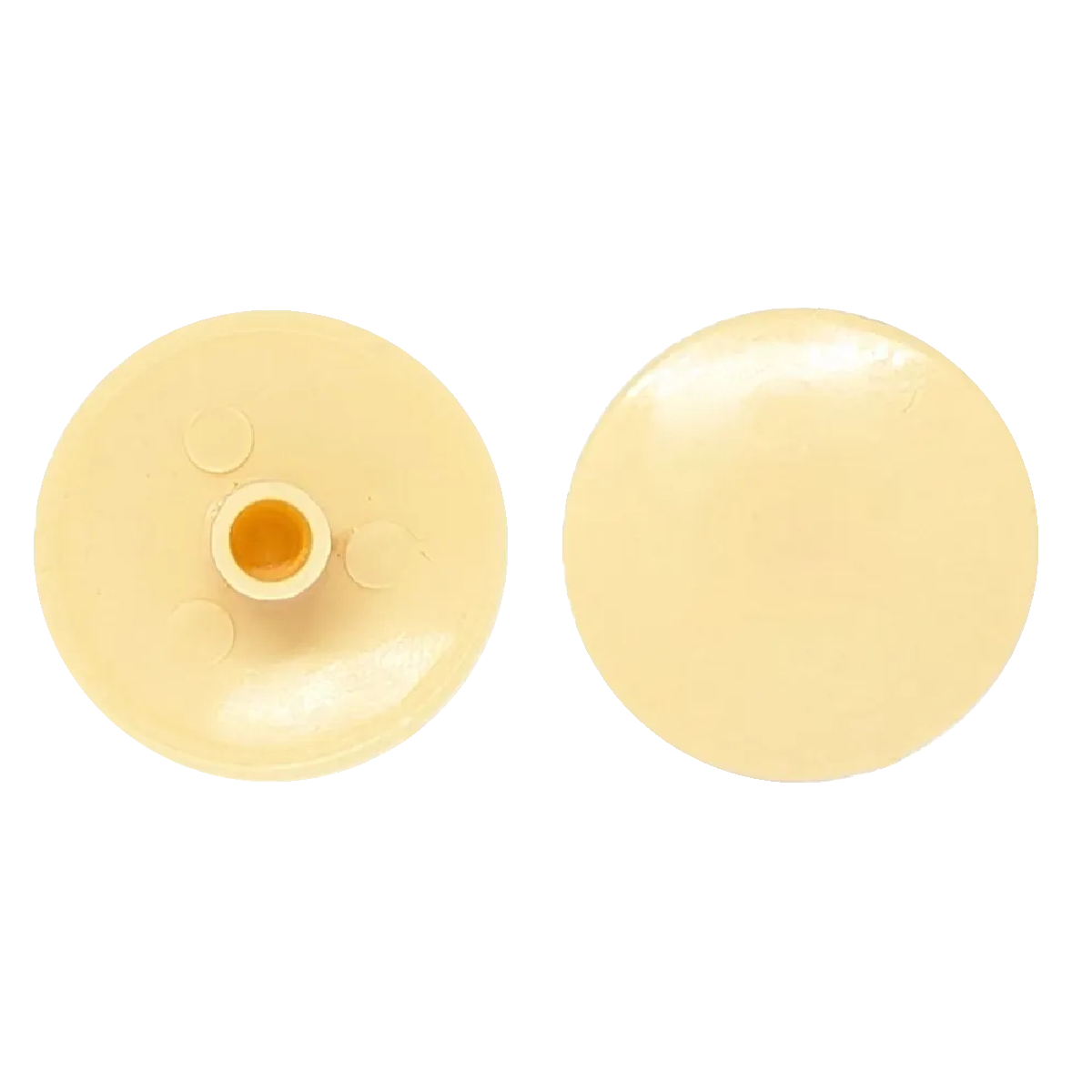 Заглушка эксцентрика 18 мм пластик цвет бежевый матовый 20 шт.