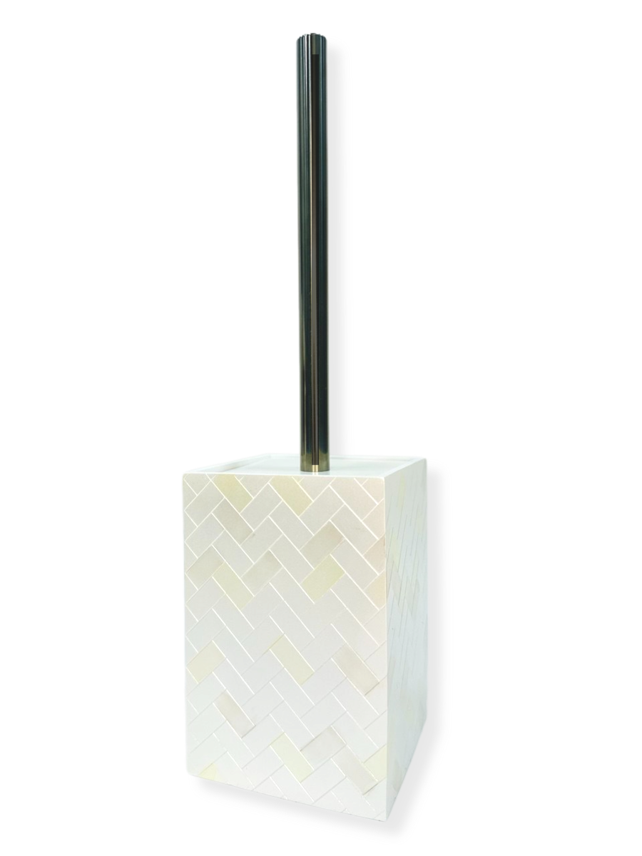 Изображение товара Ёршик для унитаза Primanova Aria DR-73305 бежевый из полирезина с нейлоновой щеткой