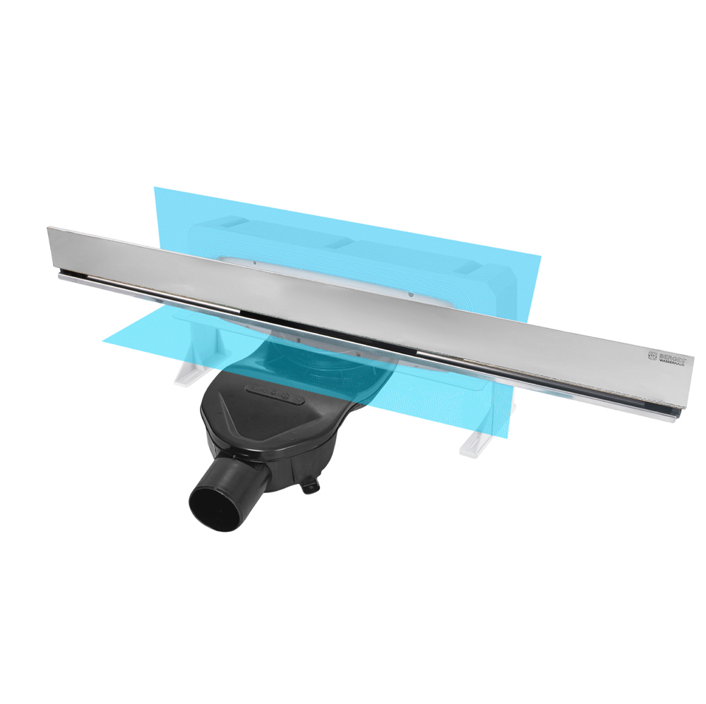 Изображение товара Душевой трап Berges Wall 600 90156 нержавеющая сталь Германия 50 мм D50