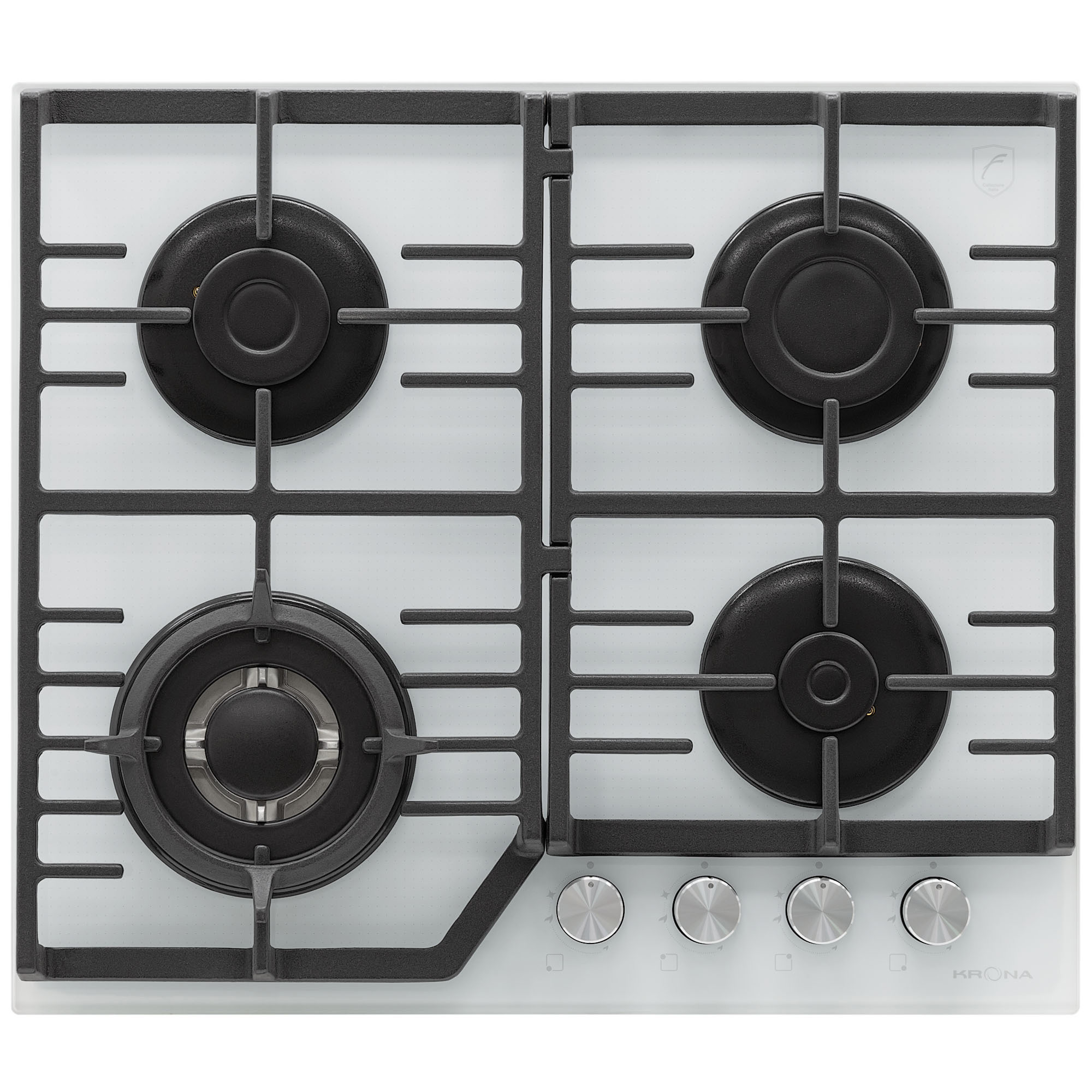 Изображение товара Газовая варочная панель Krona Ardente 60 WH 4 конфорки белая с автоподжиг