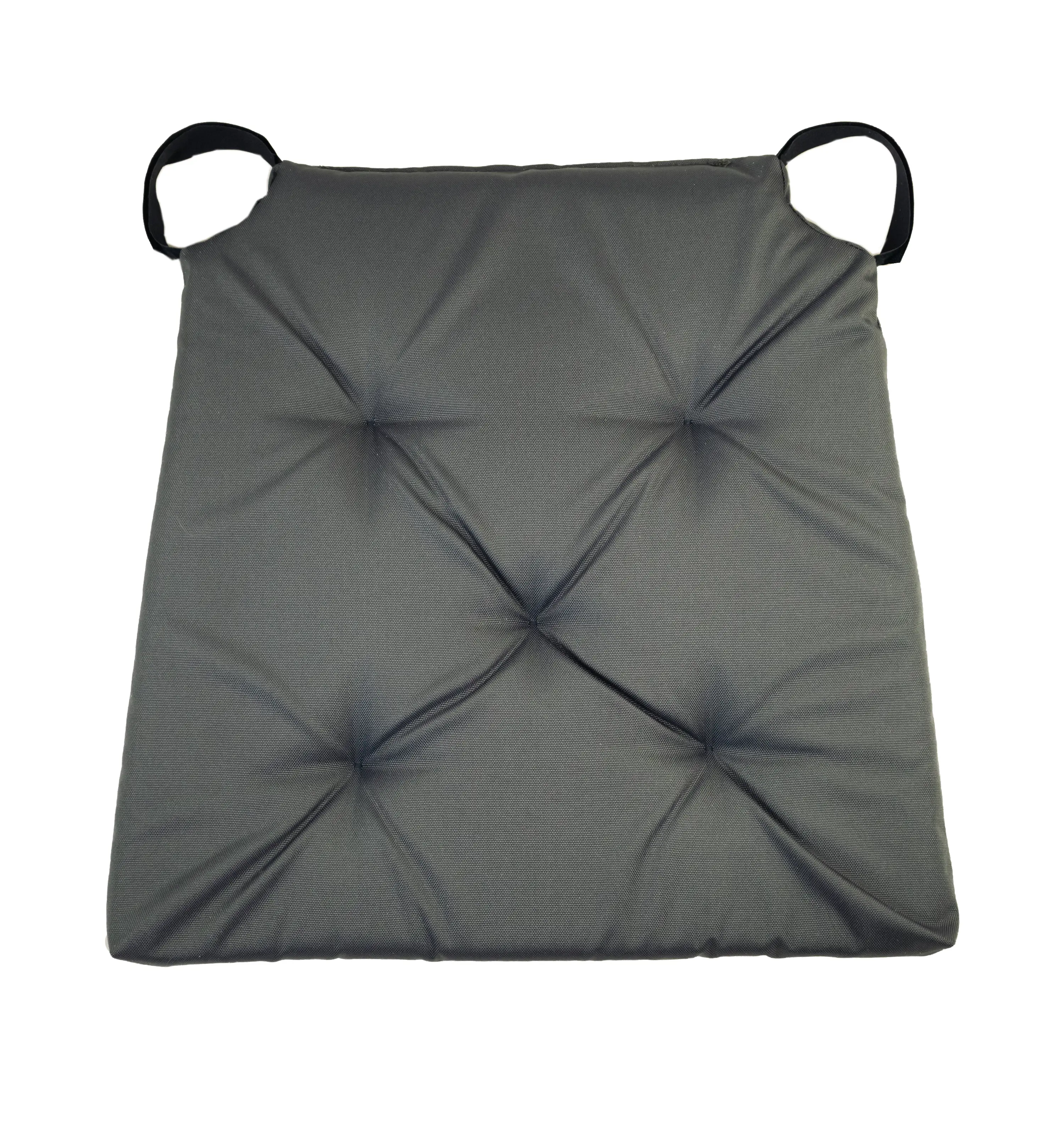 Подушка для стула Linen Way 40/35x40 см цвет стальной