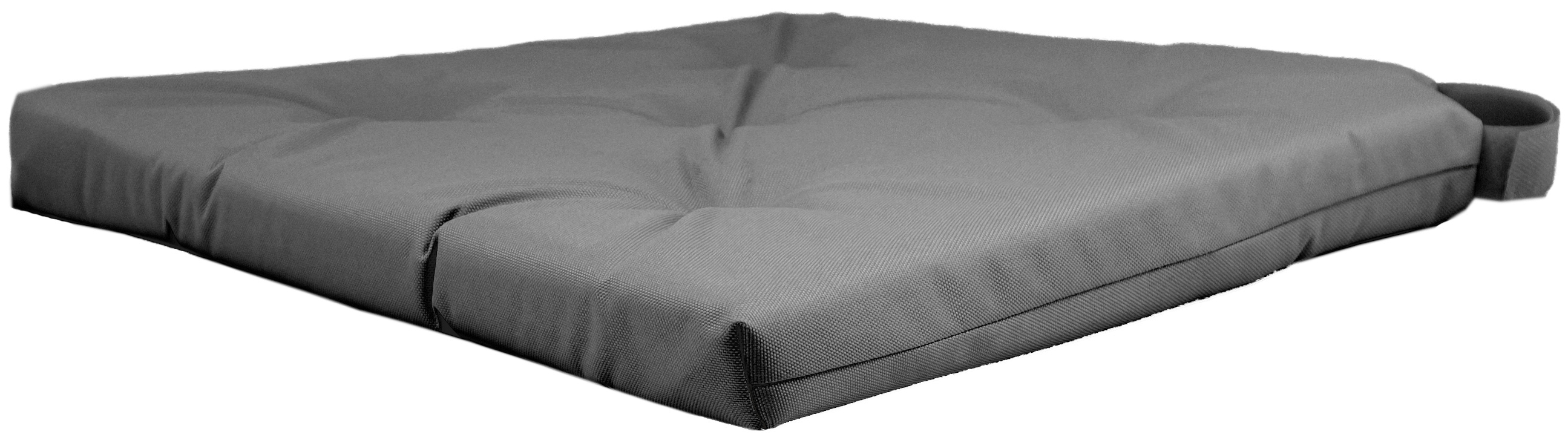 Подушка для стула Linen Way 40/35x40 см цвет стальной - 1