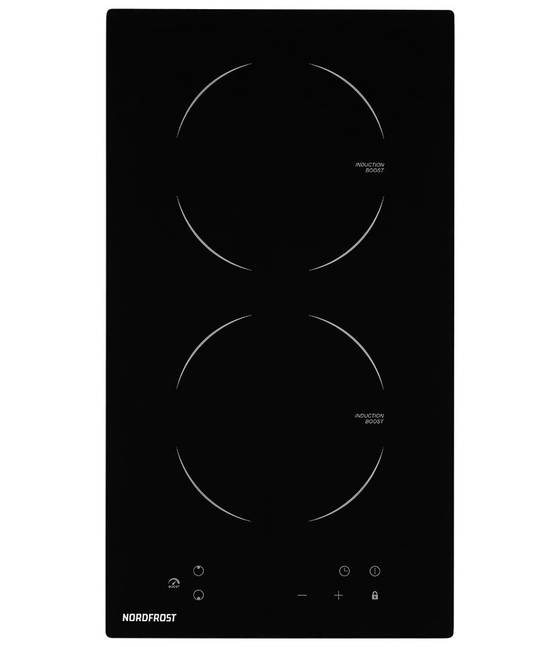 Изображение товара Электрическая индукционная варочная панель NORDFROST i-M 3020 B 2 конфорки черная