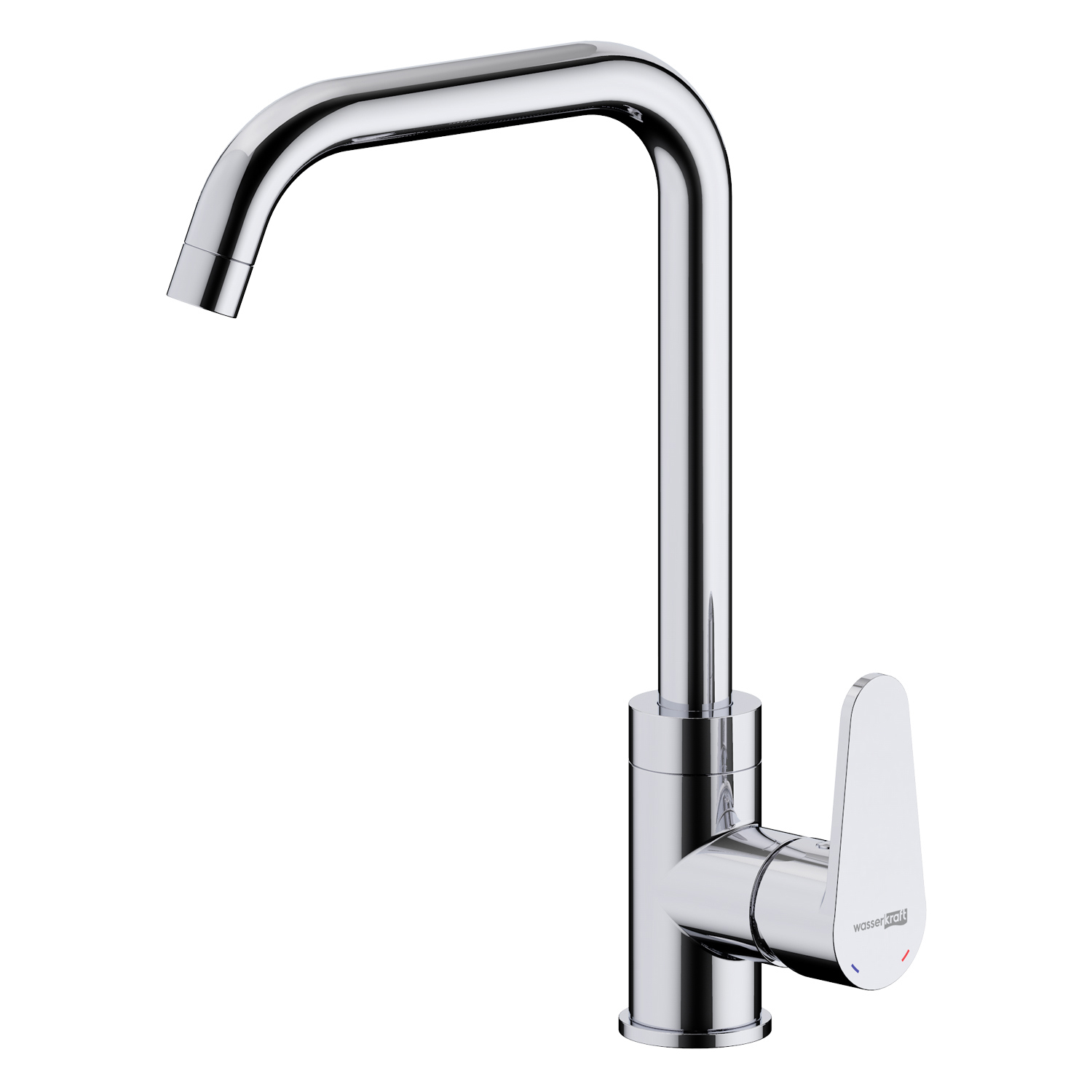 Изображение товара Смеситель для кухни Wasserkraft с поворотным изливом хром 28807
