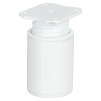 Изображение товара Мебельная ножка круглая 60x40 белая, 6 см