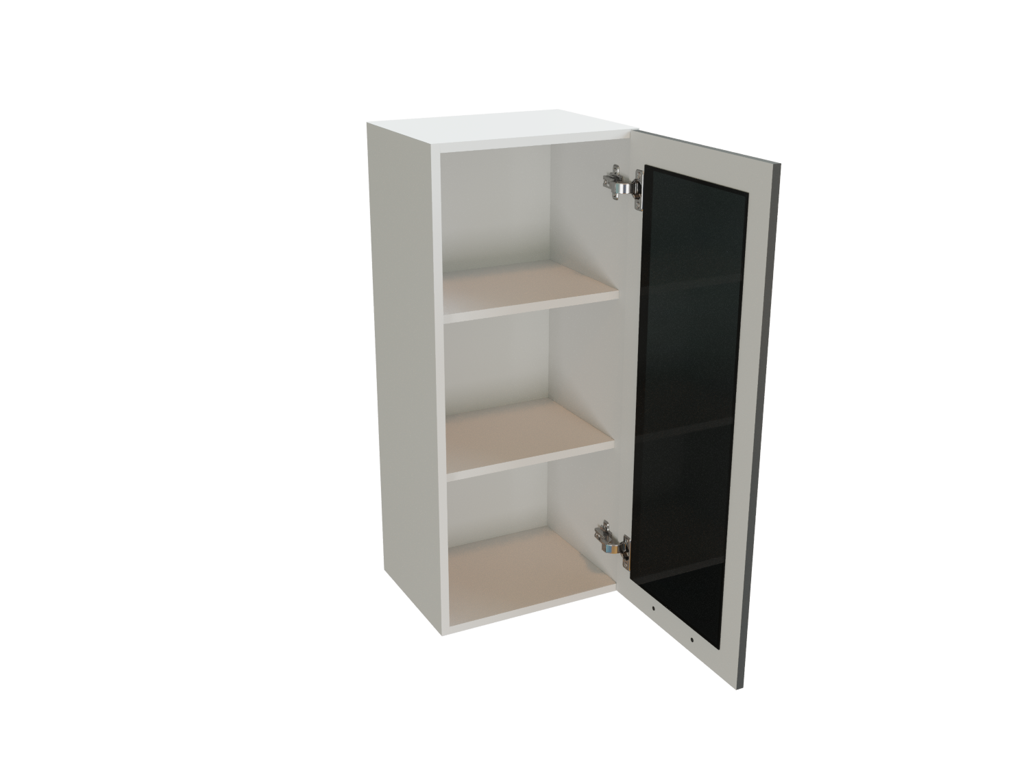 Изображение товара Навесной шкаф Сурская Мебель ММК-00000129 40x92x см цвет маренго силк