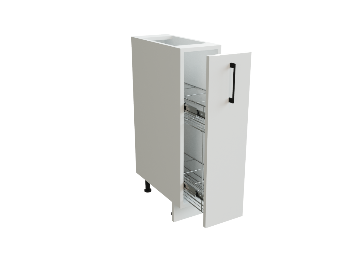 Изображение товара Напольный шкаф Сурская Мебель ММК-00002736, белый, 20x81.6x47.8 см для кухни