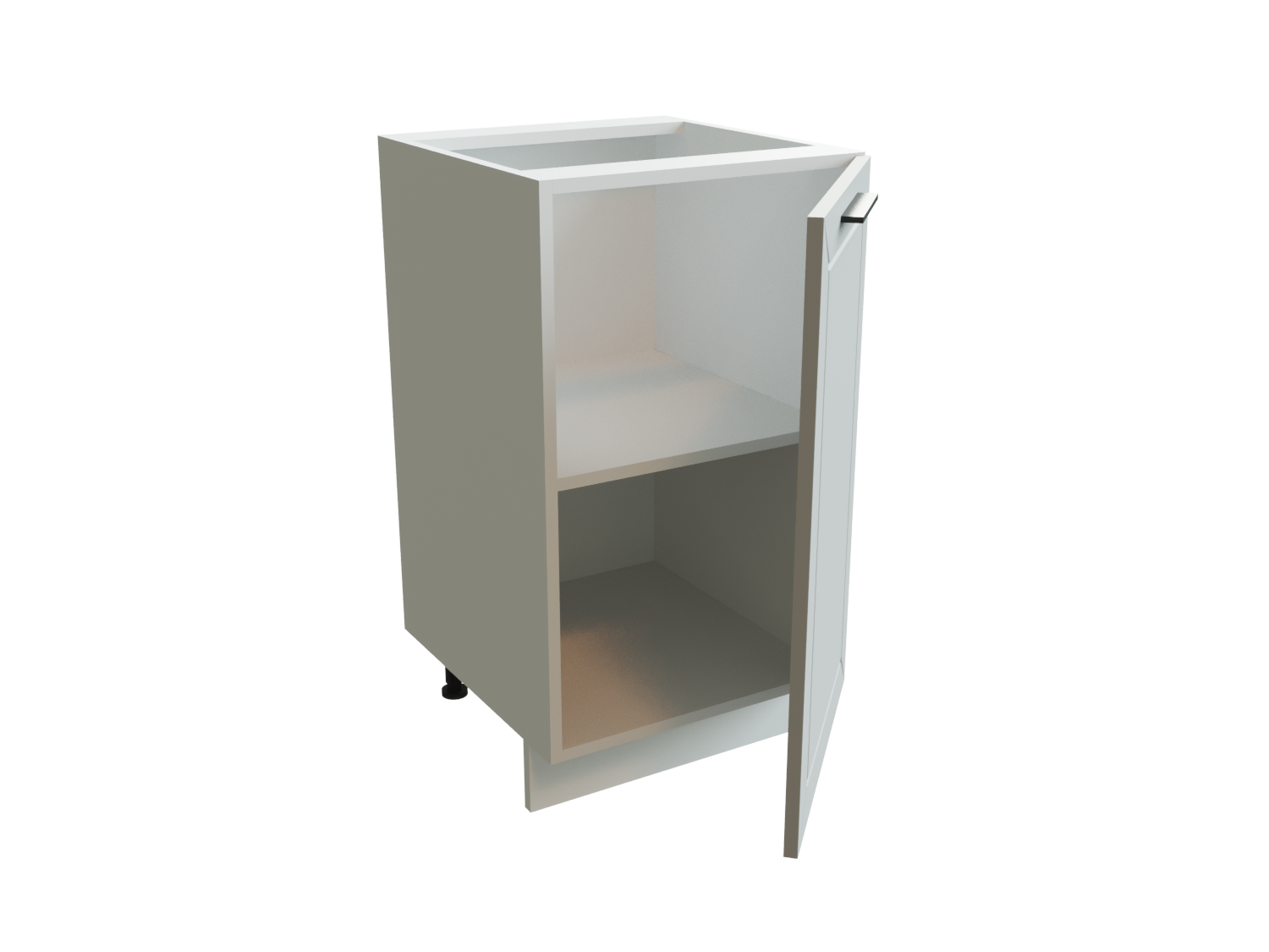 Изображение товара Напольный шкаф Сурская Мебель ММК-00000094 белый светло-серый гейнсборо силк