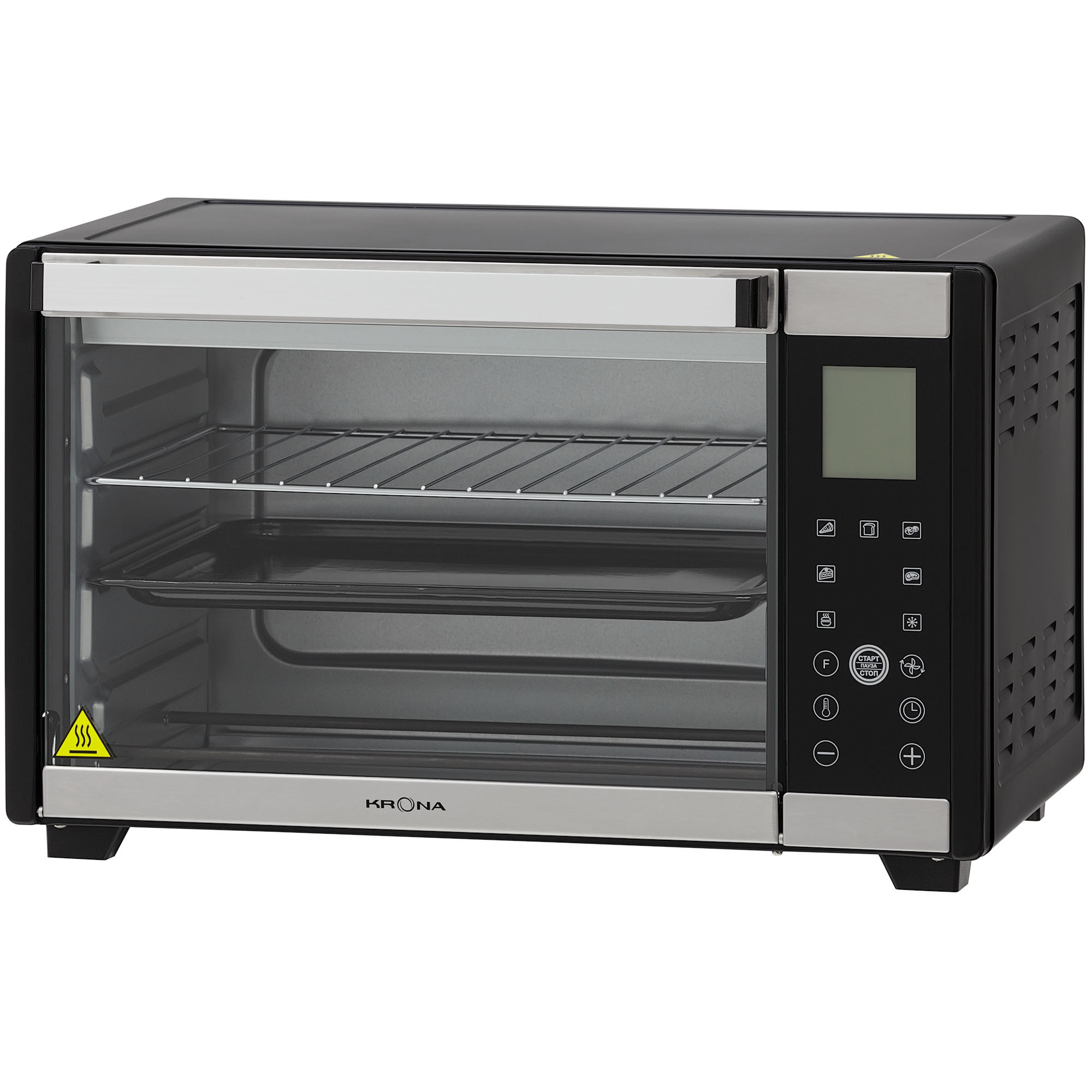Изображение товара Электропечь Krona OFEN 35 BLS 35л черная цифровая с режимами конвекции