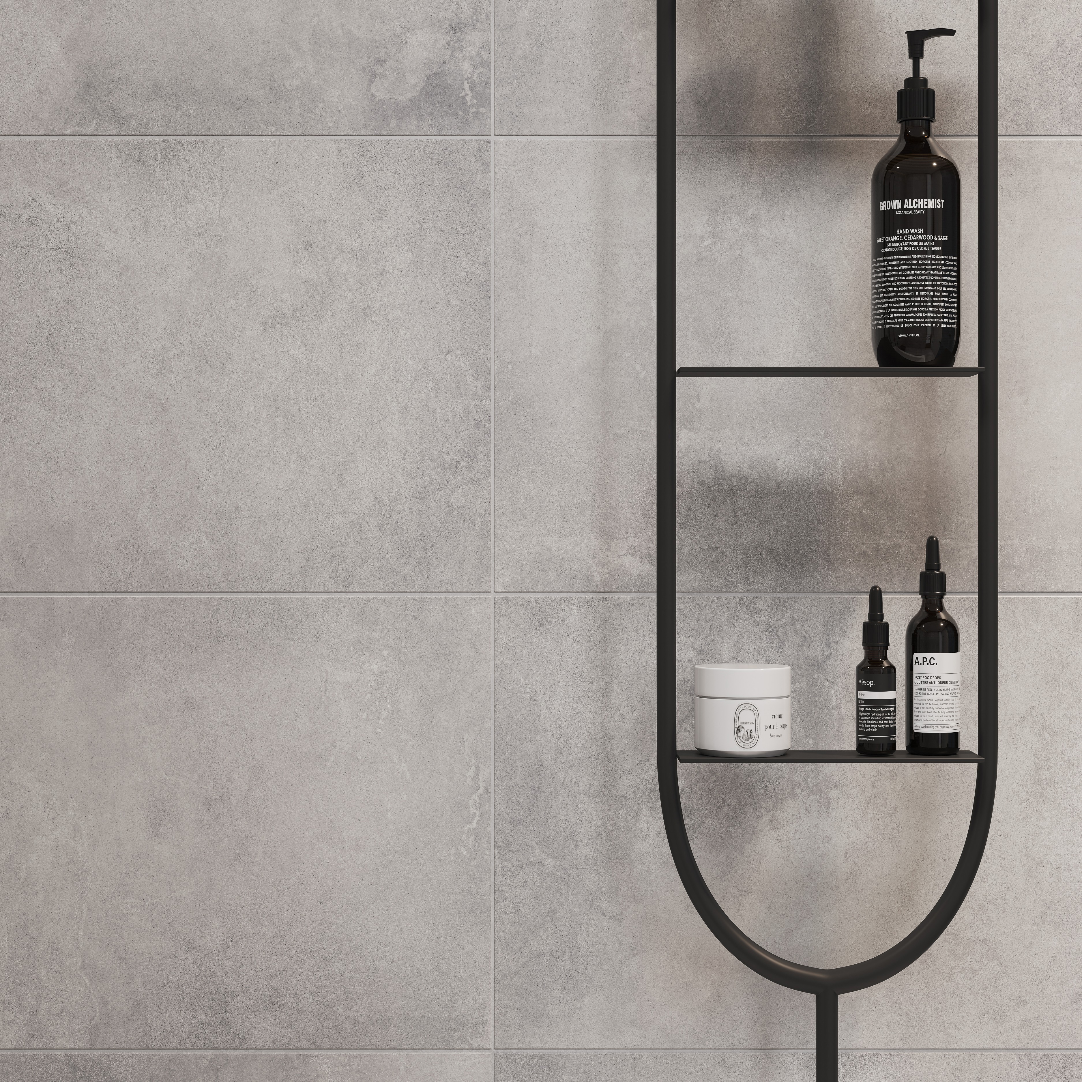 Изображение товара Плитка настенная Cersanit Cascada 29.8x59.8 см матовая серый для интерьера ванной и кухни