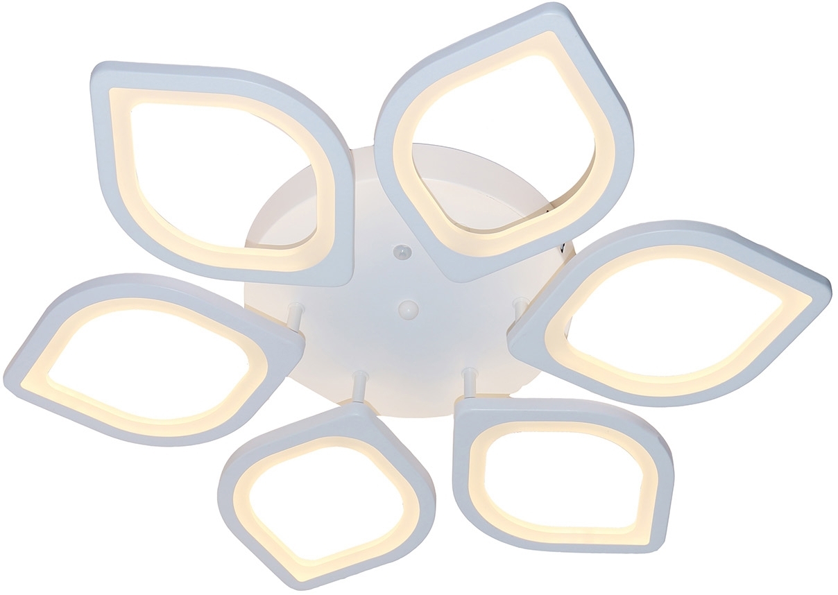 Изображение товара Люстра потолочная светодиодная Escada Lotus 25 м² пульт белая современная