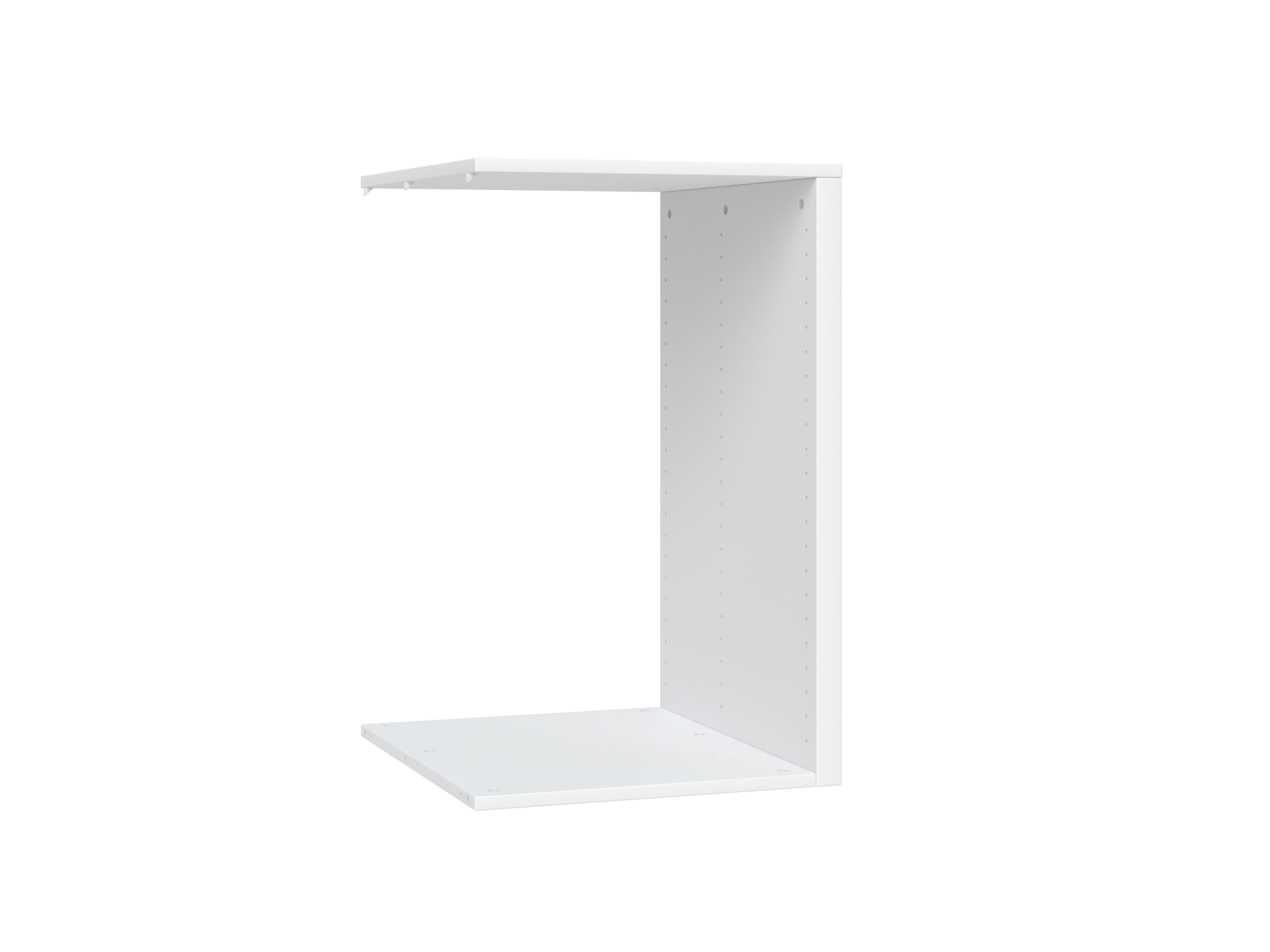 Изображение товара Полка для шкафа 50.10x58.40 см из ДСП белого цвета Изображение товара Полка для шкафа 50.10x58.40 см из ДСП белого цвета