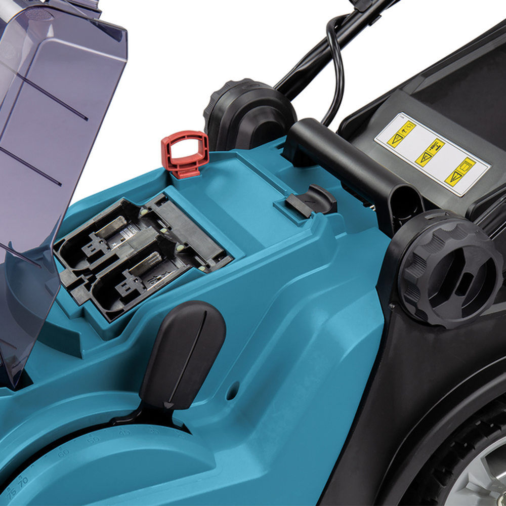 Изображение товара Аккумуляторная газонокосилка Makita DLM382Z 38 см, 13 положений регулировки Изображение товара Аккумуляторная газонокосилка Makita DLM382Z 38 см, 13 положений регулировки