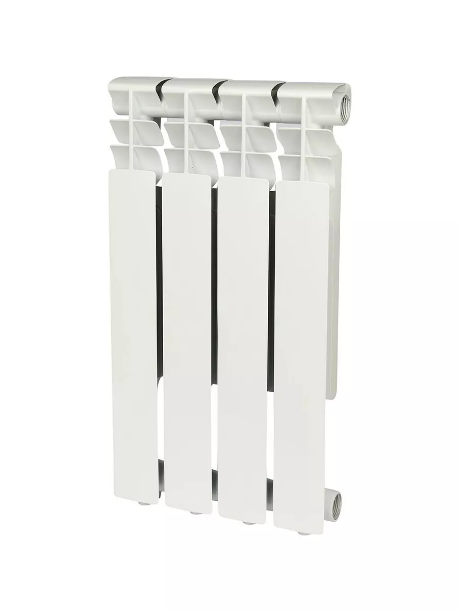Изображение товара Радиатор секционный алюминиевый Rommer Optima 500/78 4 секции белый для отопления