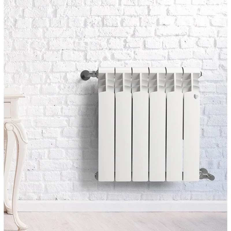 Изображение товара Радиатор секционный Rommer Optima BM 500 6 секций боковое подключение белый