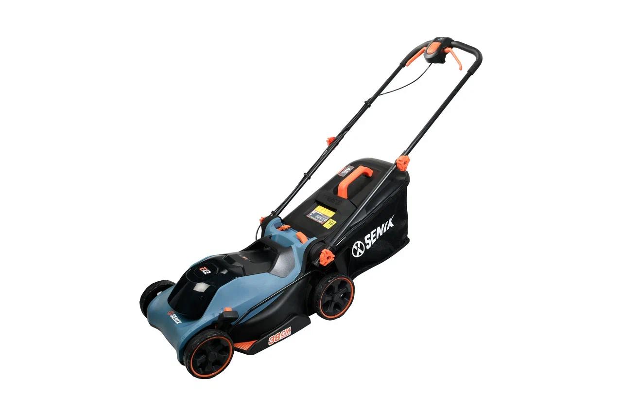 Изображение товара Аккумуляторная газонокосилка Senix Lppx2-m1-eu 40 В 38 см