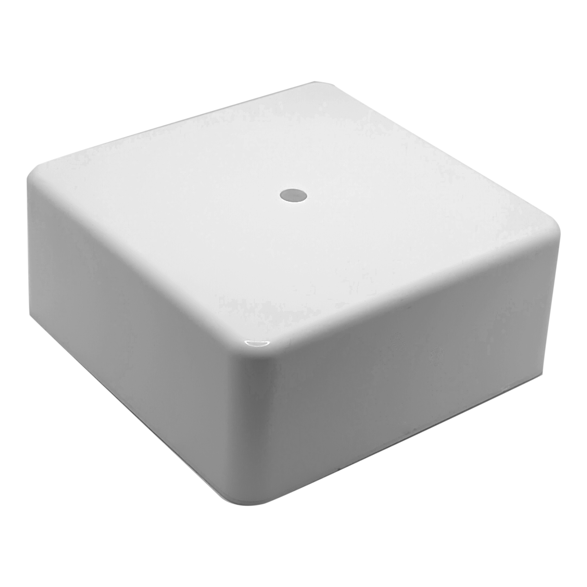 Распределительная коробка открытая Mirkl 100x100x44 мм 2 ввода цвет белый