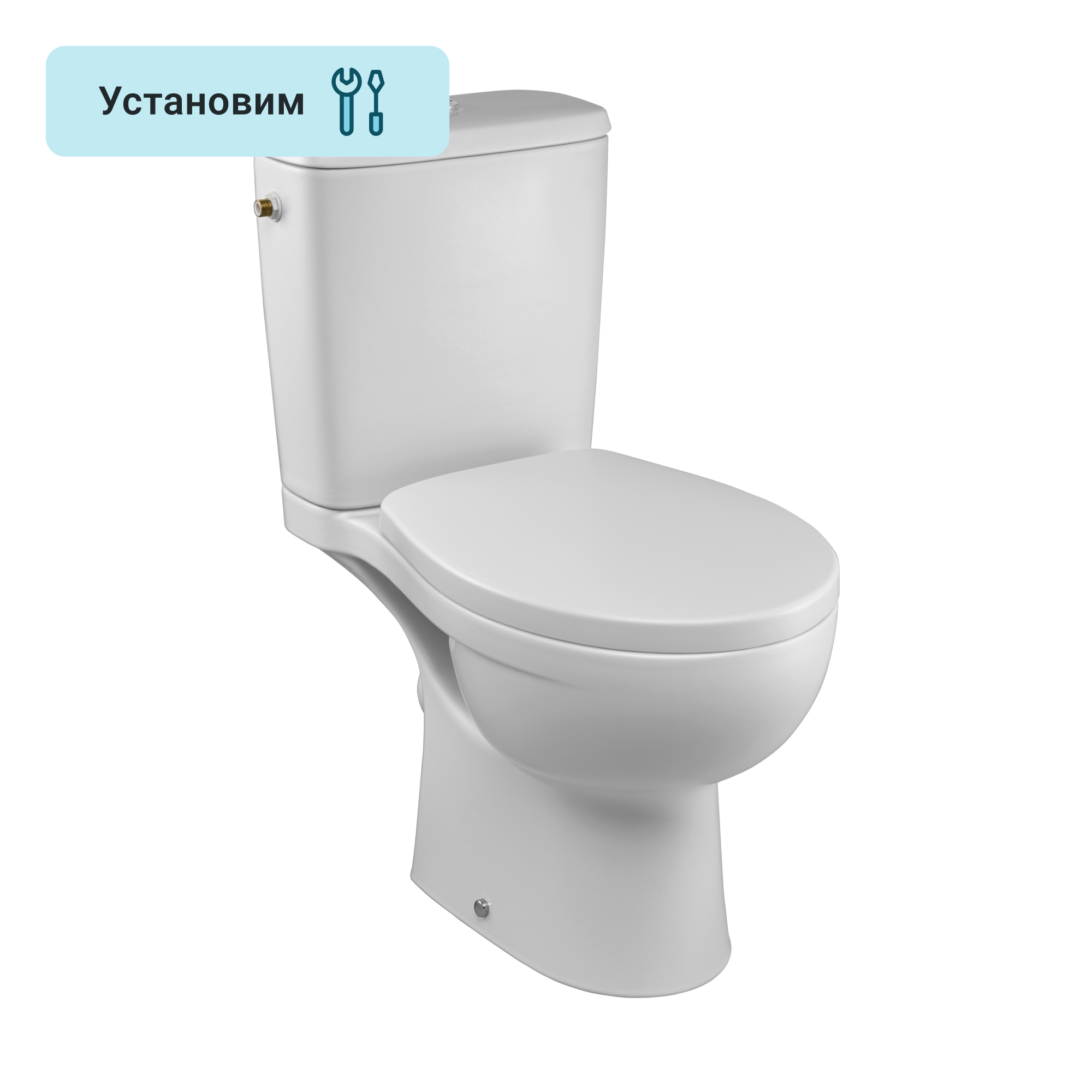 Изображение товара Унитаз-компакт Jacob Delafon Louis горизонтальный выпуск двойной слив