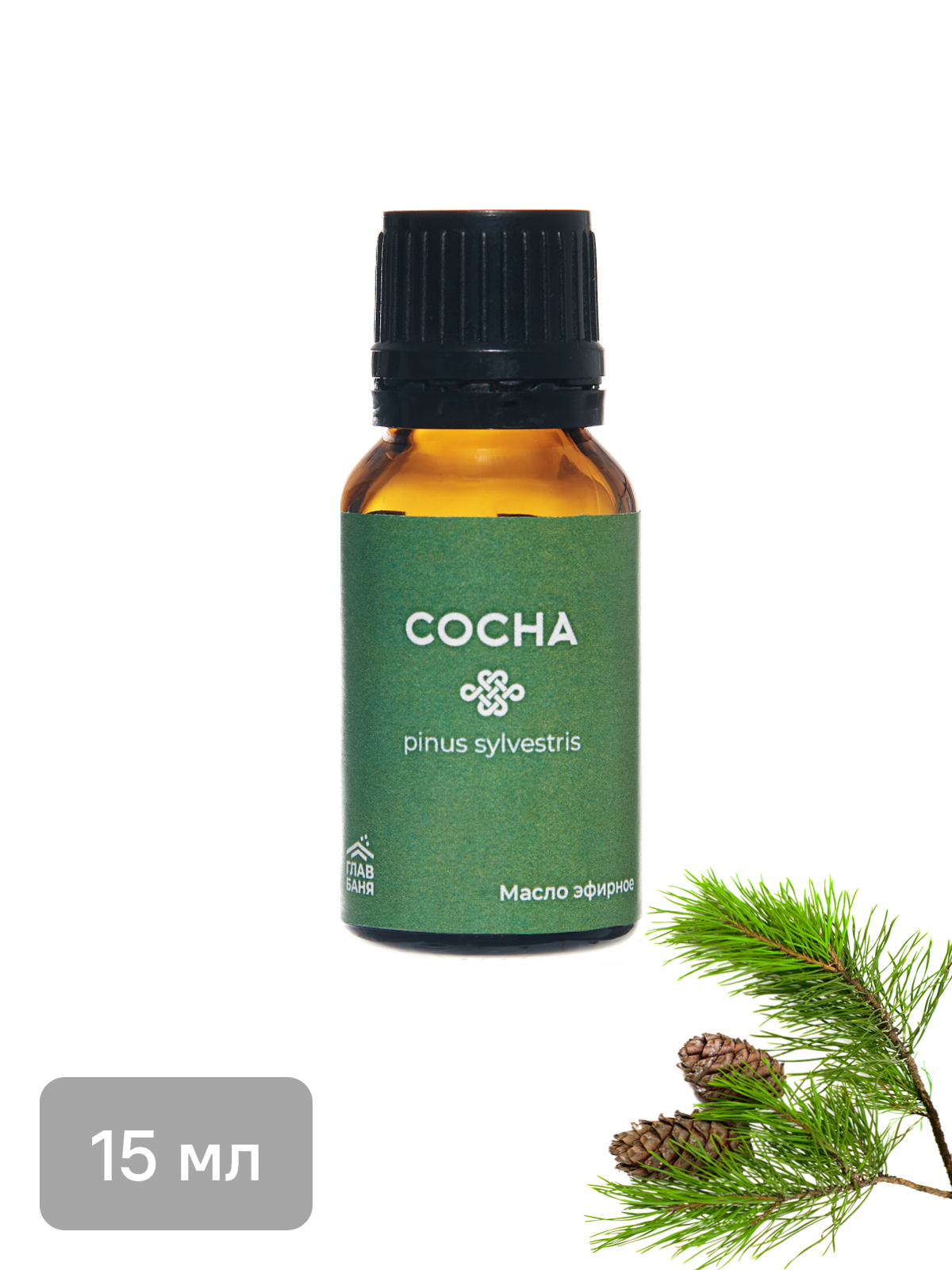 Изображение товара Масло эфирное Главбаня Сосна 15мл EVA