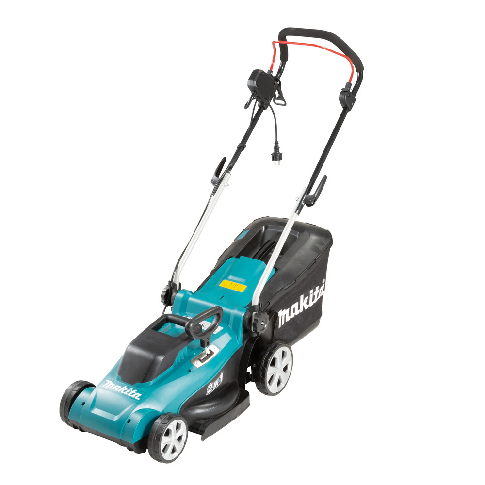 Изображение товара Электрическая газонокосилка Makita ELM3720 1400 Вт 37 см легкая и надежная