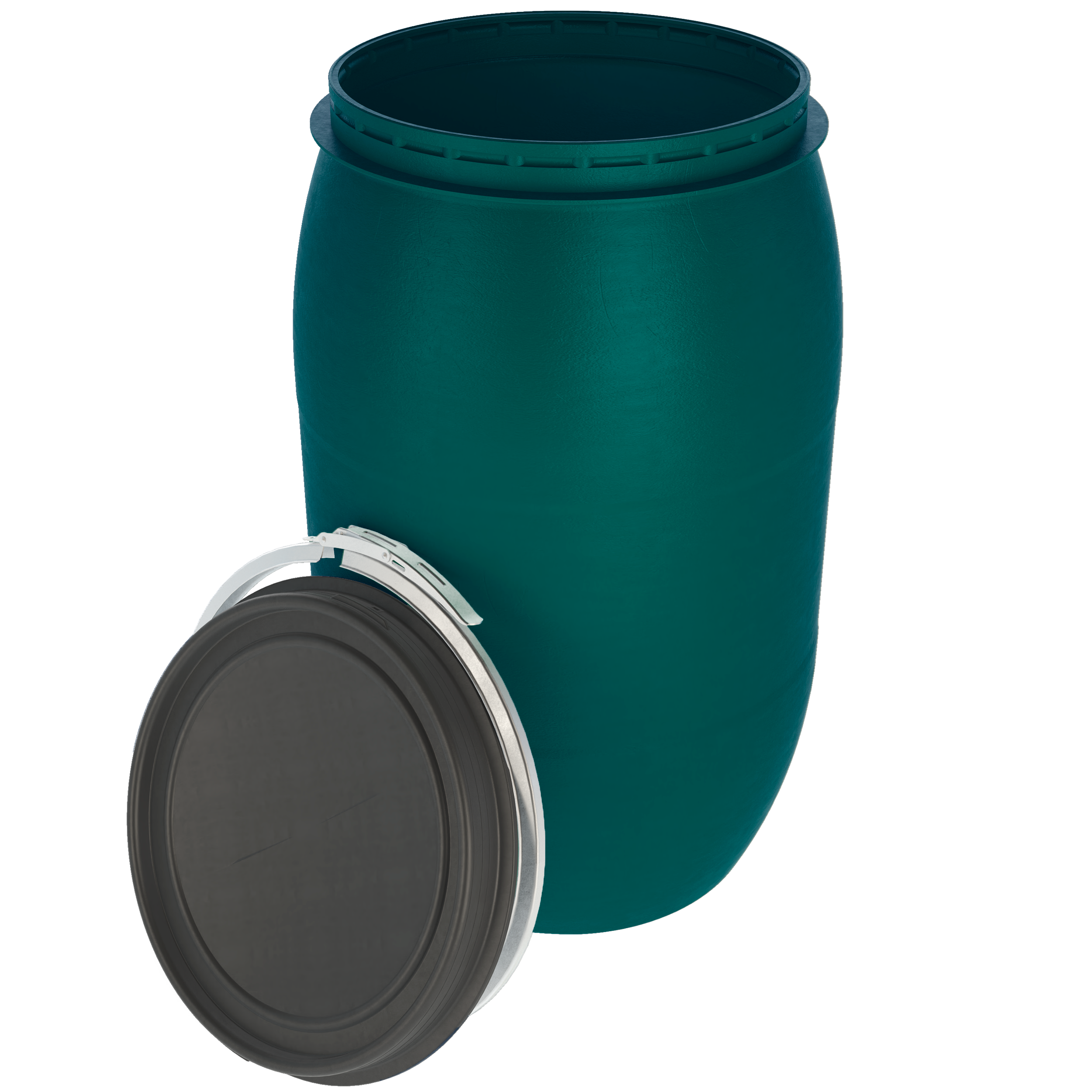 Изображение товара Бочка BEGINIA 127 л пластик цвет зеленый