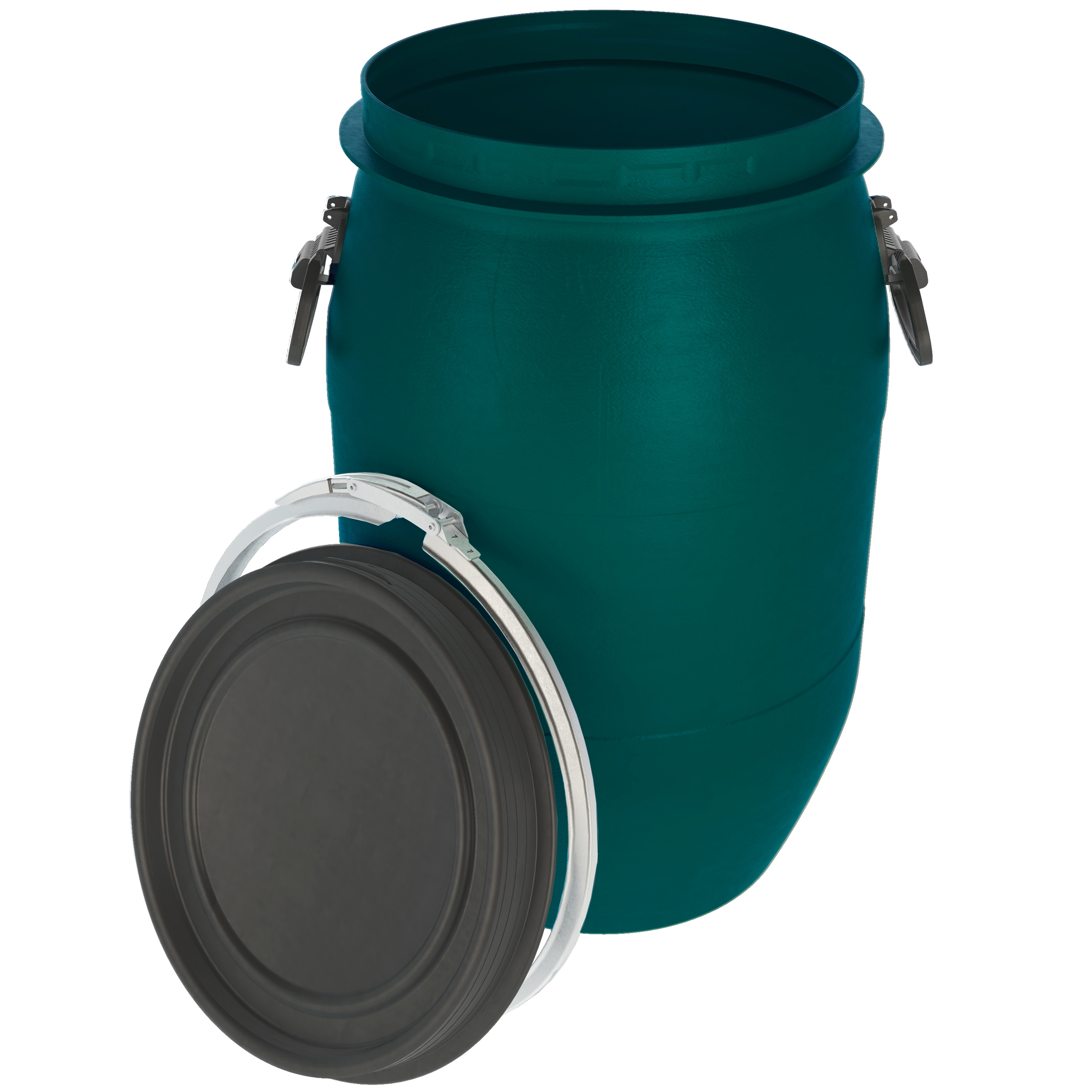 Изображение товара Бочка BEGINIA 65 л пластик цвет зеленый