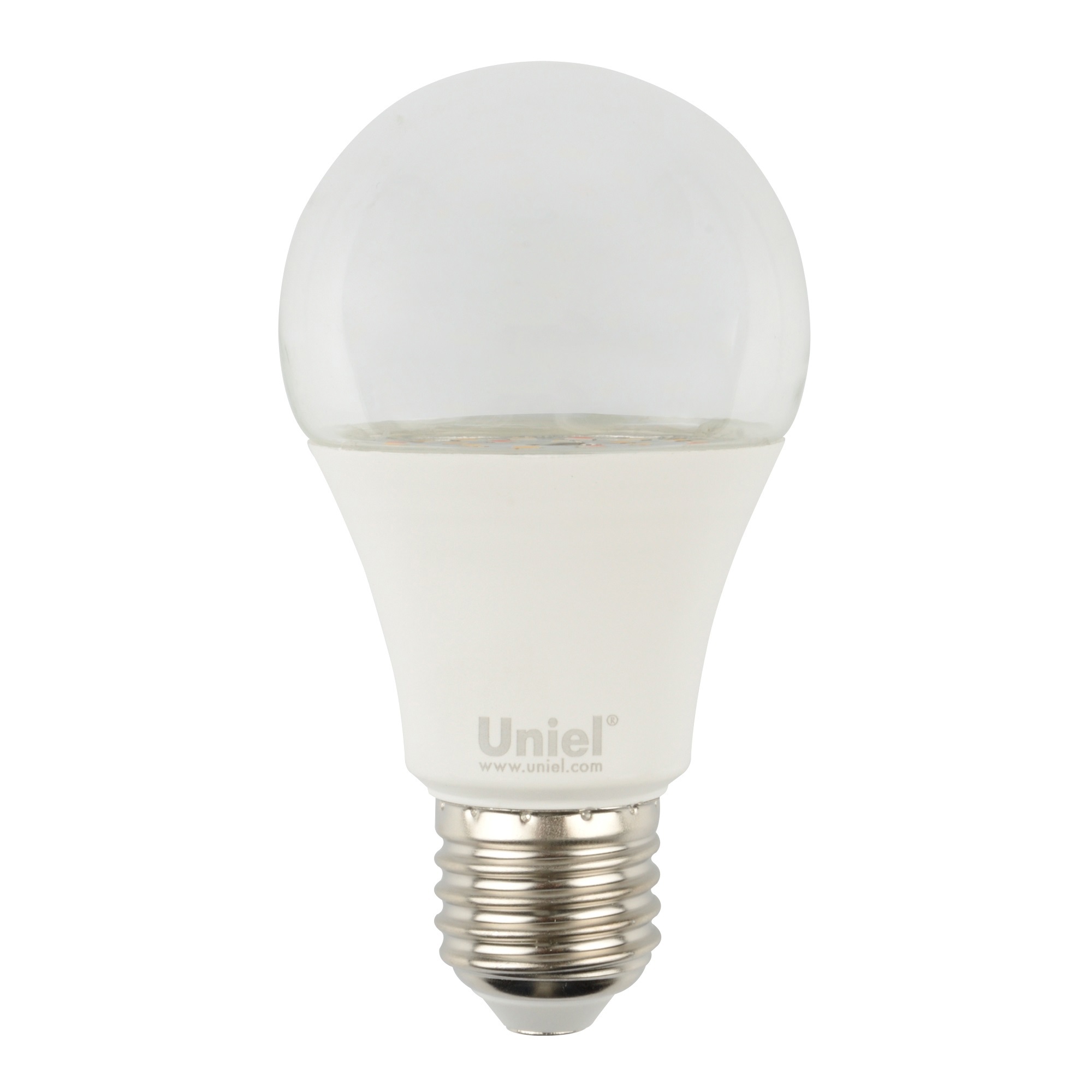 Изображение товара UNIEL LED-A60-10W/SPFB/E27/CL - красно-белый спектр для рассады, 10 Вт