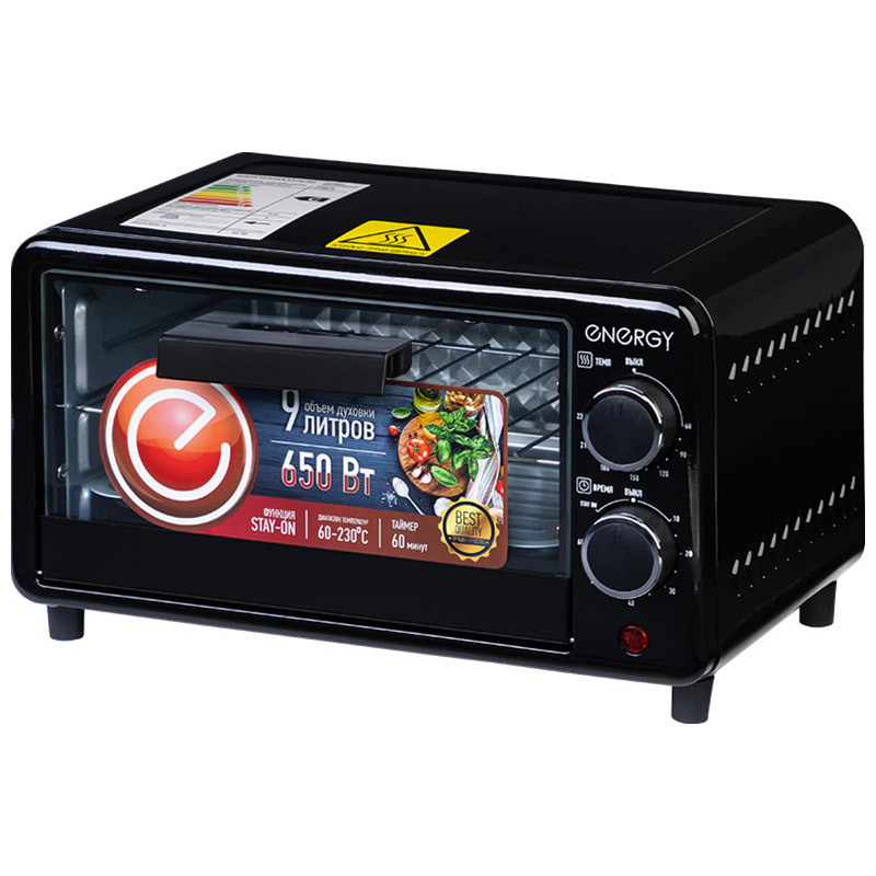 Изображение товара Электропечь 650 Вт Energy 570042 27.5x22x38 см цвет черный