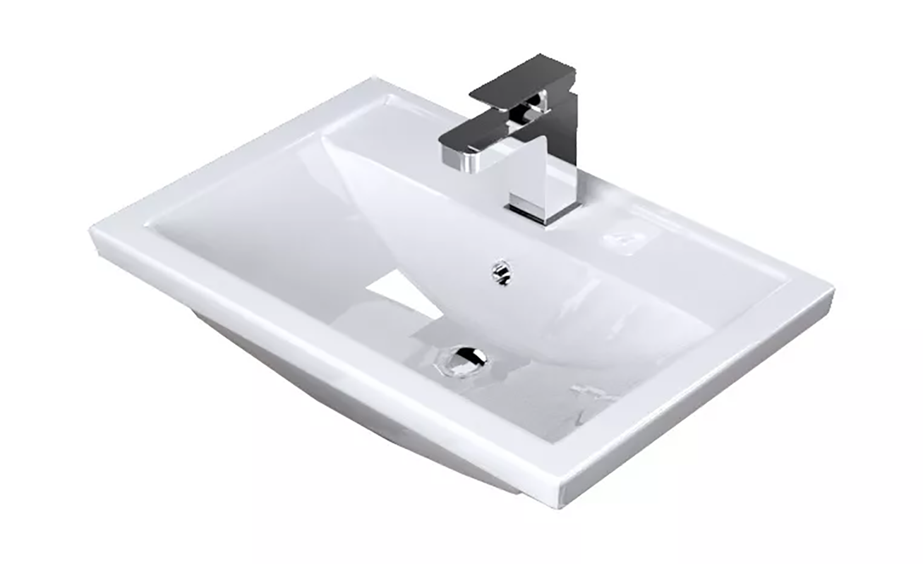 Изображение товара Раковина накладная Kirovit Фостер-70 цвет белый