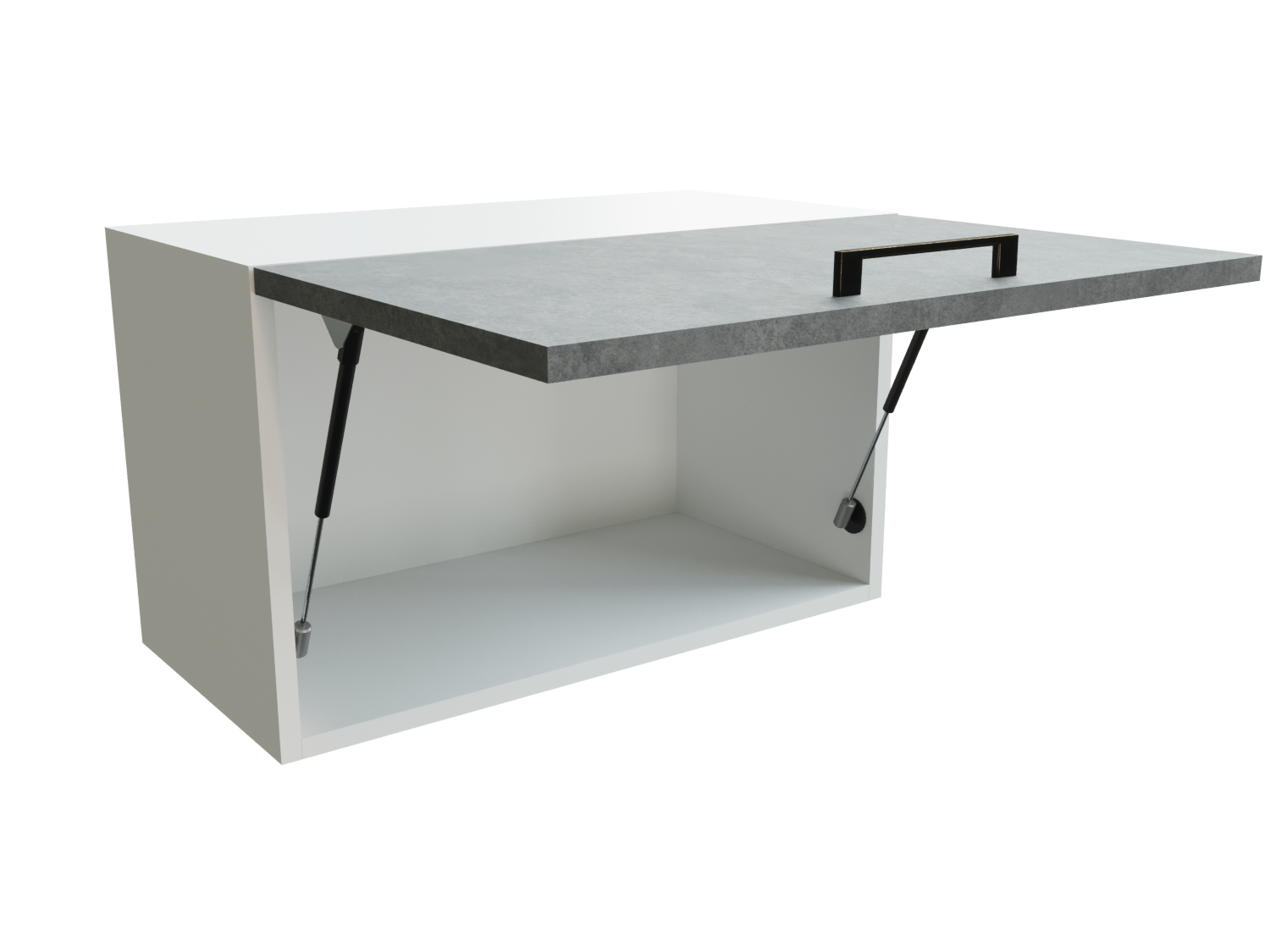 Изображение товара Навесной шкаф Сурская Мебель ММК-00002415 60x35.80x60 см цвет бетон