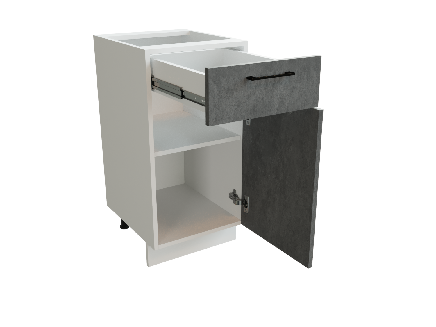 Изображение товара Напольный шкаф Сурская Мебель ММК-00002436 40x81.6x40 см бетон