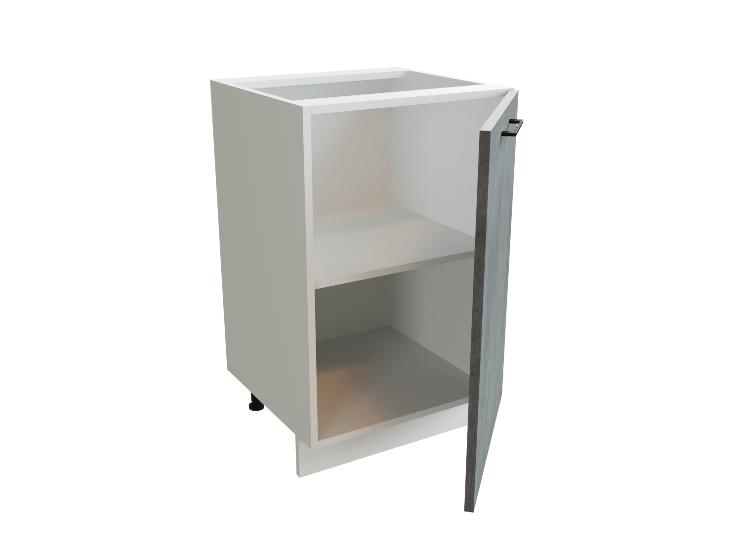 Изображение товара Напольный шкаф Сурская Мебель ММК-00002439 50x81.6x50 см бетон современный стиль