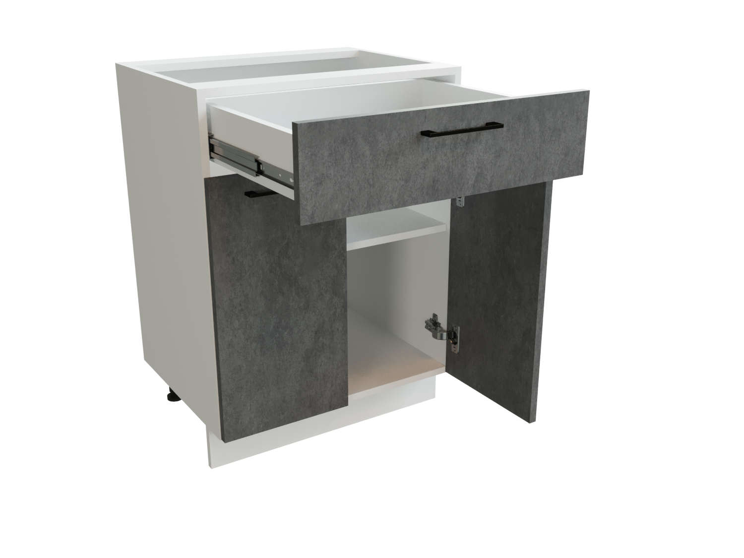 Изображение товара Напольный шкаф Сурская Мебель ММК-00002445 60x81.6x60 см бетон современный стиль