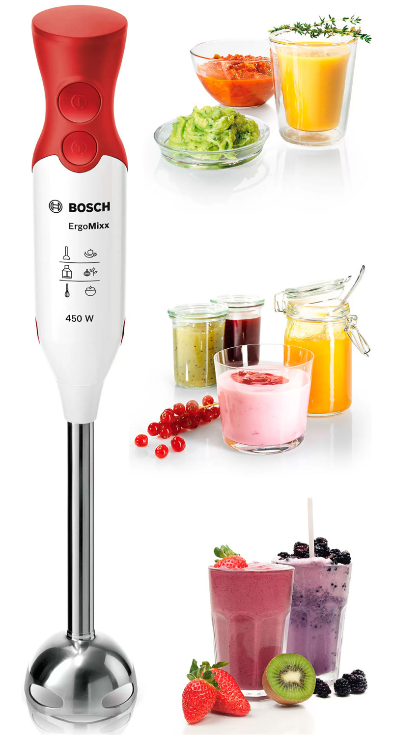 Изображение товара Погружной блендер BOSCH MSM64110 мощный, легкий и удобный