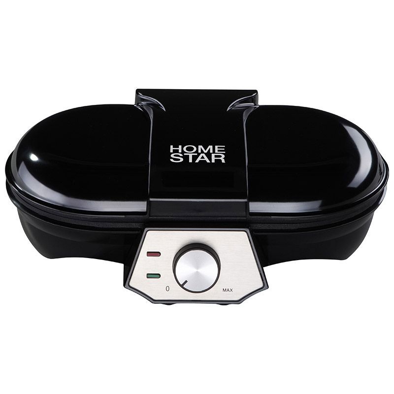 Изображение товара Вафельница HomeStar HS-2041 1200Вт двойная панель венская вафля