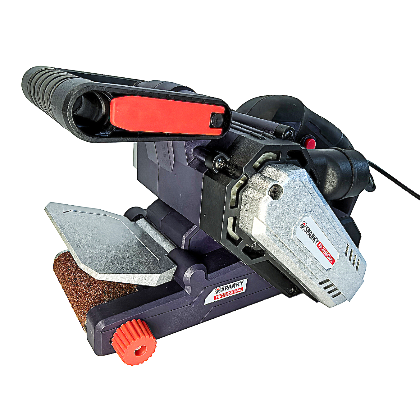 Изображение товара Ленточная шлифмашина Sparky MBS 776E 710 Вт с регулировкой скорости и подключением к пылесосу
