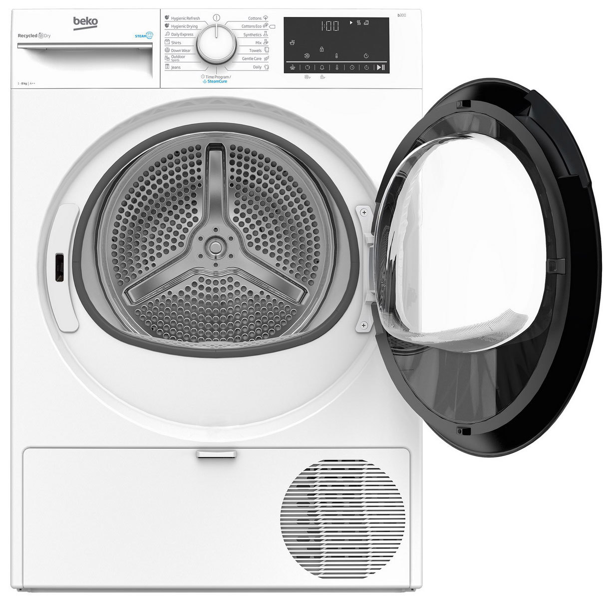 Изображение товара Сушильная машина Beko B3T68230 с тепловым насосом 8 кг A++