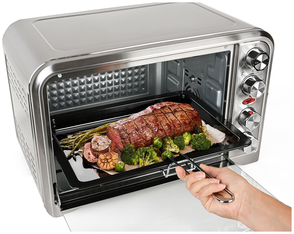 Изображение товара Электропечь 1600 Вт Gfgril 511166 37.3x32x51 см цвет серый