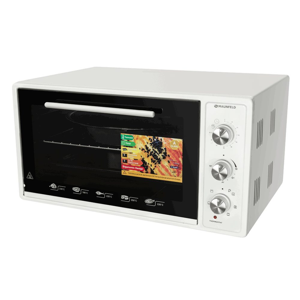 Изображение товара Электропечь MAUNFELD 1500 Вт 45л белая с грилем и конвекцией