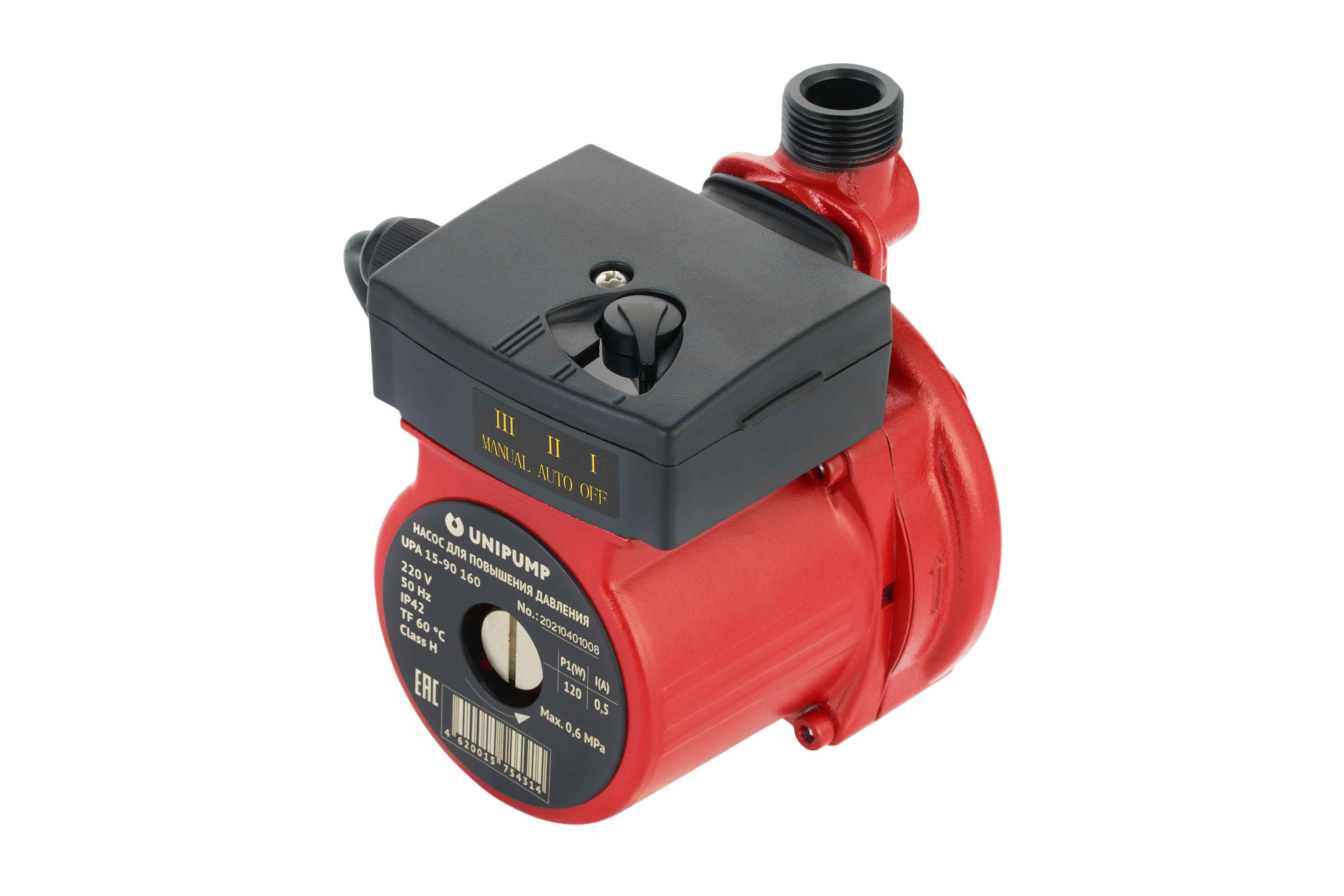 Изображение товара Циркуляционный насос Unipump 44898 15/9 160 чугун для водоснабжения