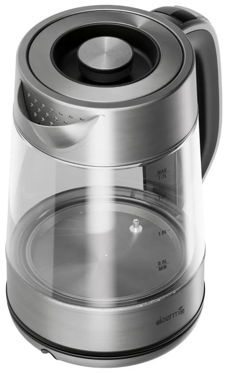 Изображение товара Электрический чайник 1.7 л Deerma DEM-YS50W металл цвет серебристый