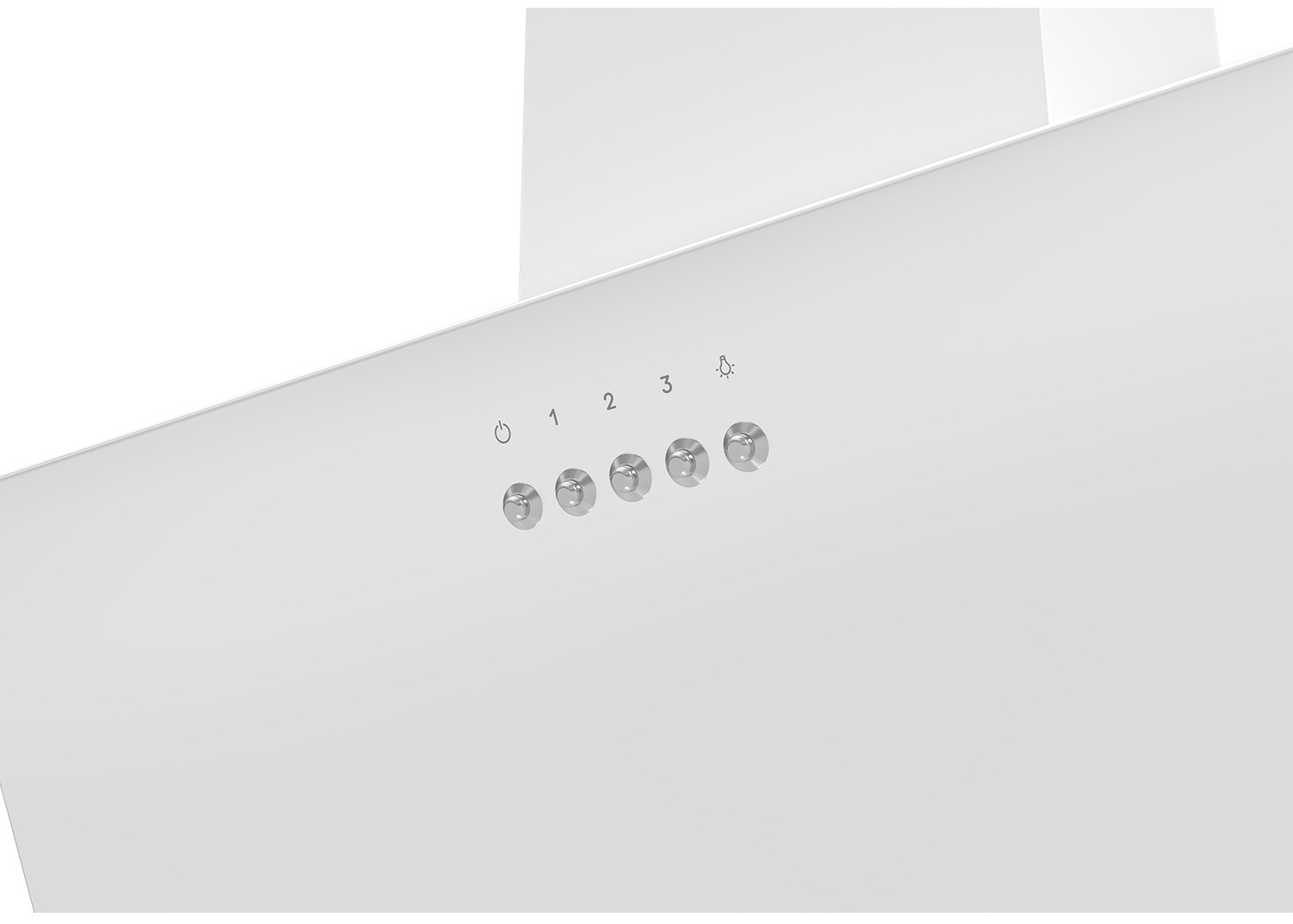 Изображение товара Вытяжка Lex Moza 500 White 49.5 см с LED освещением и механическим управлением