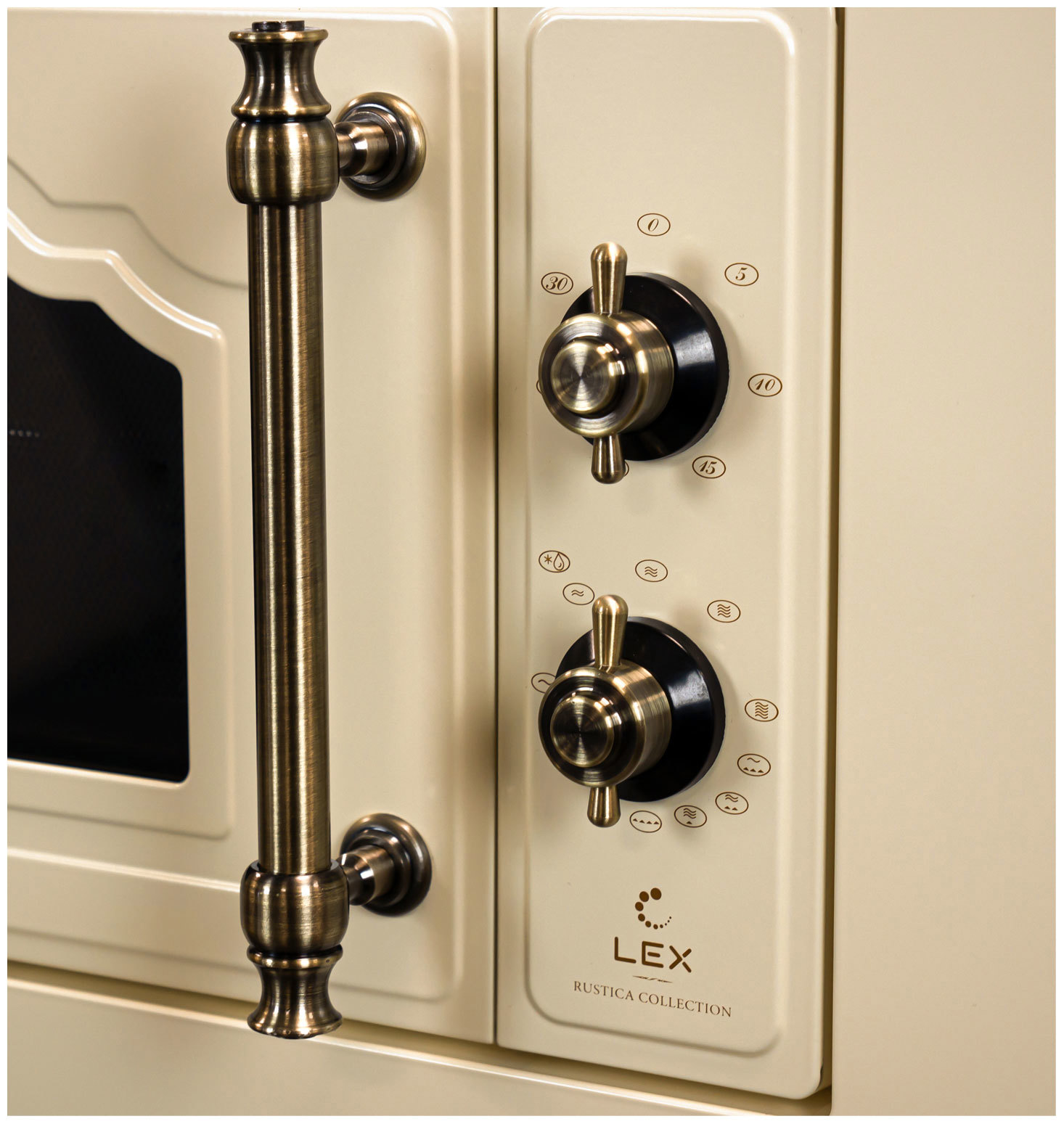 Изображение товара Встраиваемая микроволновая печь Lex BIMO 20.01 C IVORY 20 л 59.2x37.6x31 см цвет бежевый