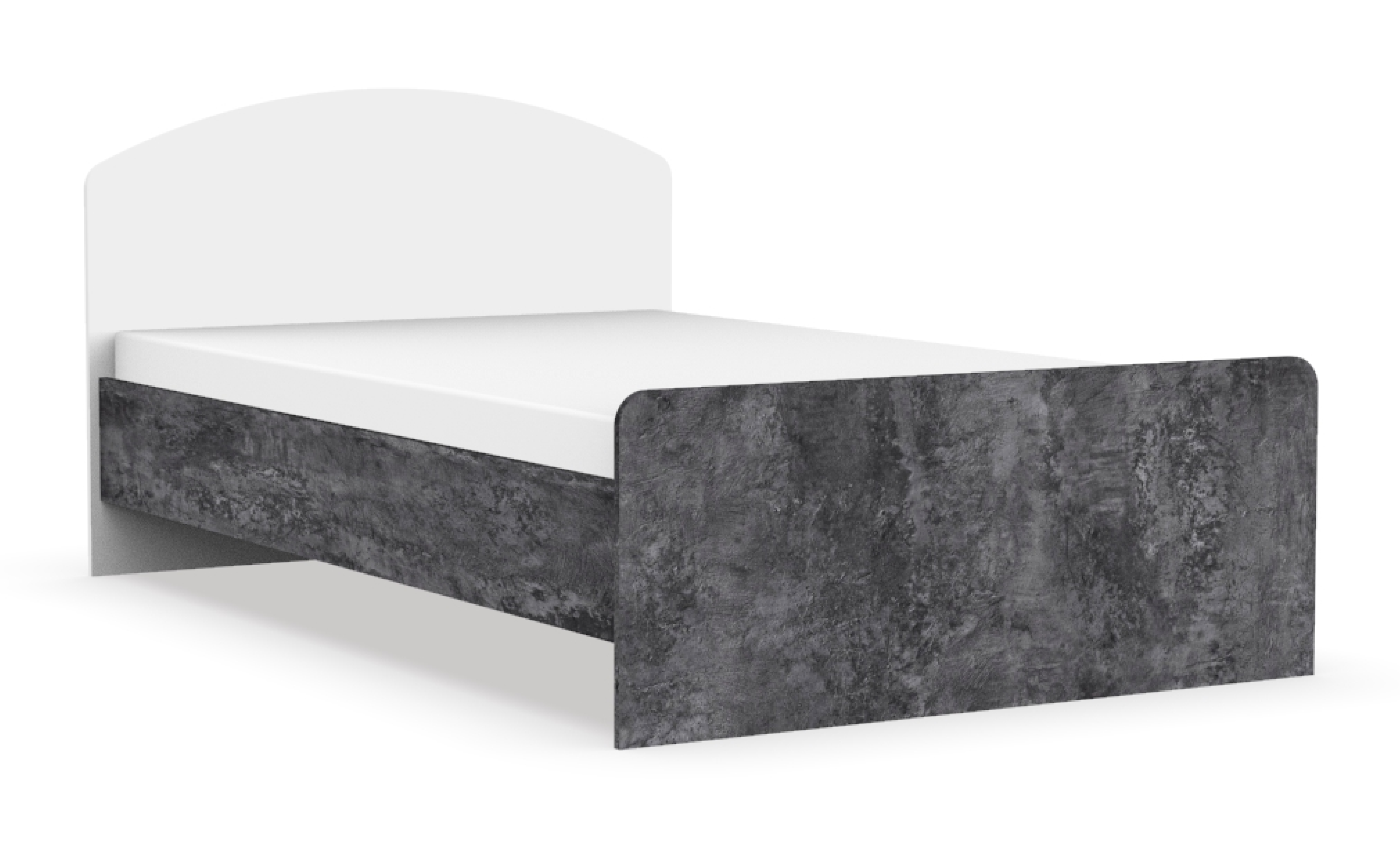 Изображение товара Кровать Эверест Стайл У0000039349 120x200 см белая современная ЛДСП